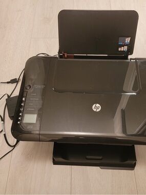 HP Black All-in-One Wireless Inkjet Printer – Glossy Black Finish
